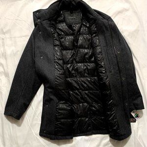Marc New York Men's Stanford Wool Jacket Charcoal